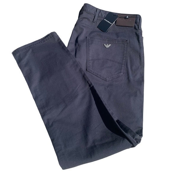 NWT Emporio Armani Men’s Slim Fit Pants - Size 38 - Picture 1 of 10